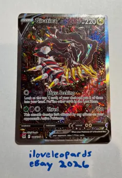 LP/MP Giratina V (Alternate Full Art) 186/196 Swsh11: Lost Origin Holo - Image 1