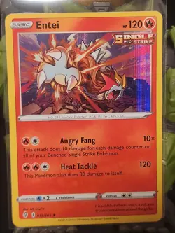 Entei Holo Rare SWSH07: Evolving Skies 019/203 LP - Image 1