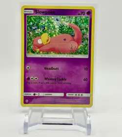 Pokemon Slowpoke 005/012 McDonald's 2018 Holo Promo English Rare Printer Error - Image 1