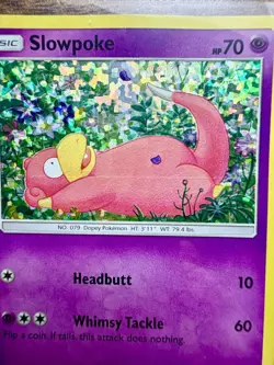 Pokemon Slowpoke 005/012 McDonald's 2018 Holo Promo English Rare Printer Error - Image 4