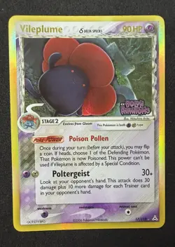 Pokemon Vileplume #17 STAMPED EX Holon Phantoms Delta Species Holo Rare NM - Image 1