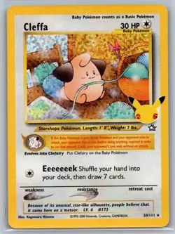 Cleffa 20/111 Classic Collection Celebrations: Classic Collection Pokemon NM - Image 1
