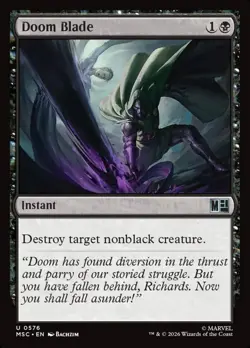 Doom Blade Marvel Super Heroes Commander #576 Magic TCG - Image 1