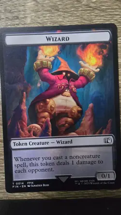 Bird (0016) // Wizard (0014) Double-Sided Token Foil FINAL FANTASY 16 // 14 NM - Image 1