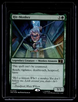 Commander: Marvel Super Heroes #723 Hit-Monkey Holo Foil - Image 1