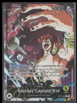 2025 One Piece Royal Blood L Parallel Eustass"Captain"Kid OP10-099 - Image 1