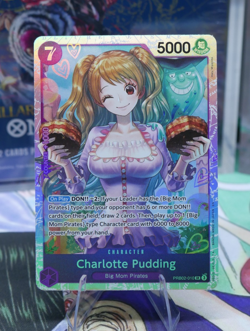 One Piece TCG Charlotte Pudding PRB02-010 SR English - Image 1