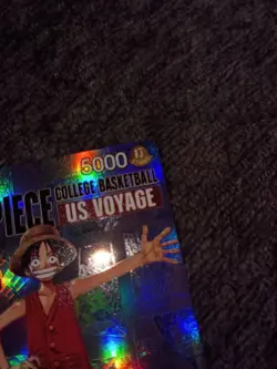 Monkey.D.Luffy [College Basketball US Voyage] P-055 promotional card Nm To Mint - Image 3