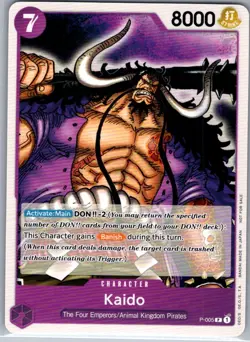 Kaido (Promotion Pack 2022) P-005 English - One Piece Card - NM - Image 1