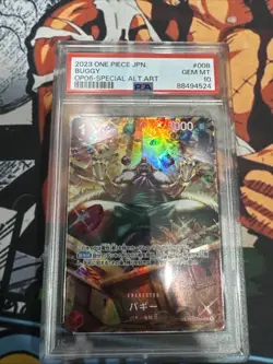 PSA 10 Card Buggy Sp Op03-008 Gem Mt One Piece card Japanese - Image 1