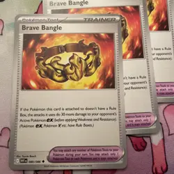 Pokemon TCG Playset - 4x Brave Bangle 080/086 White Flare Regular NM - Image 2