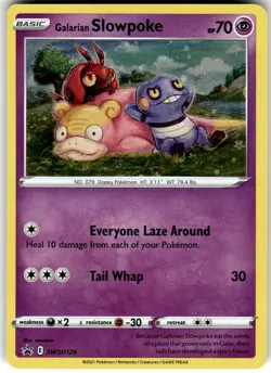 Galarian Slowpoke Holo SWSH: Sword & Shield Promo Cards SWSH126 2019 NM - Image 1