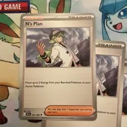 N's Plan 083/086 Uncommon Playset 4x Black Bolt Pokemon TCG Mint NM - Image 2