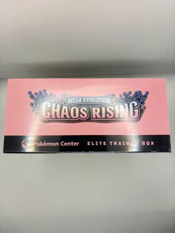 1x Pokemon TCG Chaos Rising Pokemon Center Elite Trainer Box ETB PKC Minor Tear - Image 5