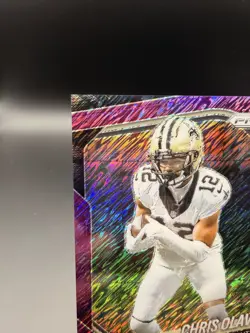 Chris Olave 2025 Panini Prizm #192 Purple Shimmer /15 - Image 4