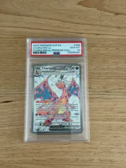 2023 Pokemon SVP EN Charizard EX Premium Collection #056 PSA 10 GEM MINT - Image 1