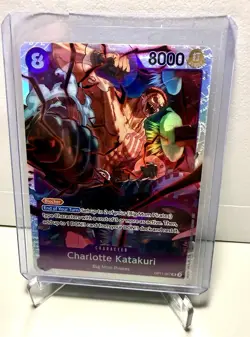 Charlotte Katakuri OP11-067 One Piece CCG a Fist of Divine Speed Super Rare - Image 1