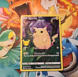 Pokemon Card Pikachu 005/025 Celebrations Full Art Secret Rare Holo TCG - Image 1