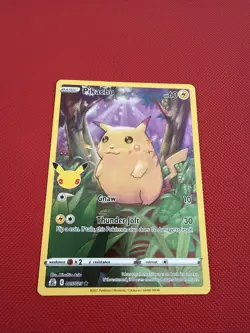 Pikachu 005/025 Celebrations 25th Stamped Full Art Holo Rare Pokemon TCG Card NM - Image 1
