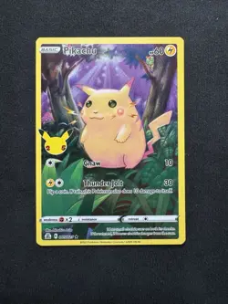 Pikachu 005/025 Celebrations 25th Stamped Full Art Holo Rare Pokemon TCG Card NM - Image 1