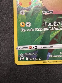 Pikachu 005/025 Celebrations 25th Stamped Full Art Holo Rare Pokemon TCG Card NM - Image 4