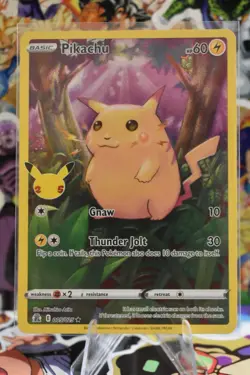 Pikachu 005/025 Celebrations Ultra Rare Holo Pokemon TCG Card - Image 1
