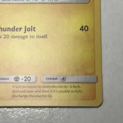Pokemon TCG SUN & MOON PROMO Pikachu SM183 Holo Rare Promo Light Swirl LP Card - Image 5