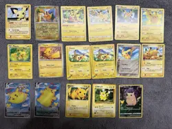 Lot of Pokemon Pikachu Cards Worth Over 125$ - Image 1