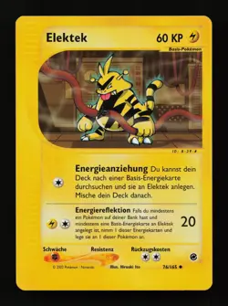 Electabuzz 76/165 Uncommon Expedition Base Set Pokemon Cards - Image 1