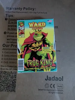 Ward TCG Trading Card Game 1st Edition Gen 1 FROG KING 35 Card Boss Deck - Image 1