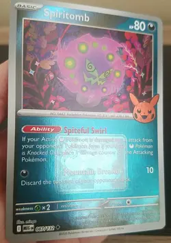 SPIRITOMB 087/132, REVERSE HOLO, STAMPED TRICK OR TREAT, POKEMON CARD (NM) - Image 3