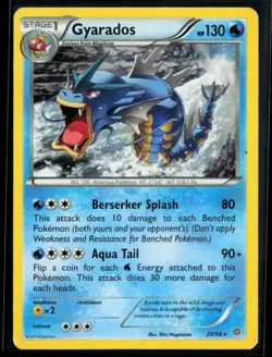 2015 Ancient Origins Gyarados #20 Non Holo Rare Pokemon Card - Image 1