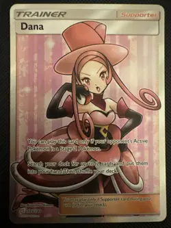 Pokemon Card Dana Full Art 173/181 Trainer Team Up Set Rare Near Mint - Image 1