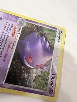 Pokemon TCG Gengar 5/92 Legend Maker Holo Card Played - Image 4