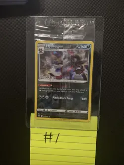 Hydreigon Stamp Card Thank You 110/189 Reverse Holo SEALED ENGLISH PROMO CARD - Image 1