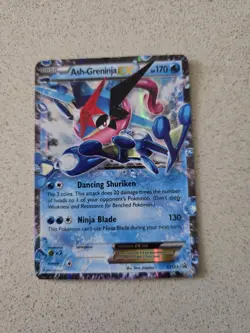 Ash-Greninja EX - XY133 Black Star Promo Pokemon - LP/MP - Image 1