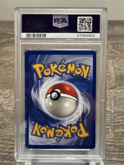 1999 POKEMON BASE SET UNLIMITED #6 GYARADOS-HOLO PSA 7 - Image 2