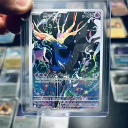 Pokemon Xerneas 091/086 Chaos Rising Illustration Rare IR Holo ME04 - Image 1