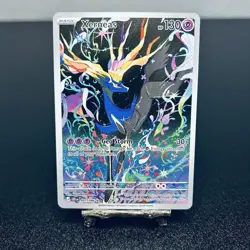 Pokemon Xerneas 091/086 Chaos Rising Illustration Rare IR Holo ME04 - Image 2