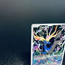 Pokemon Xerneas 091/086 Chaos Rising Illustration Rare IR Holo ME04 - Image 3
