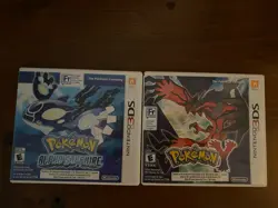 Pokemon Alpha sapphire and Pokemon Y 3DS version, Used, Lot of two - Image 1