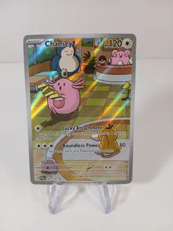 Pokemon Chansey 187/167 Illustration Rare IR Twilight Masquerade NM English - Image 1