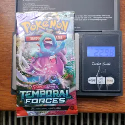 Heavy 22.98g Pokemon Tcg temporal forces Booster Pack Factory Sealed New - Image 1