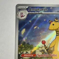 Pokemon TCG Ampharos Chaos Rising 90/86 Illustration Rare Near Mint - Image 2