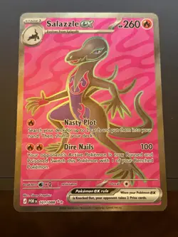 Salazzle ex 101/088 Me03: Perfect Order Holo Pokemon - Image 1