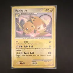 The Pokemon Company Raichu 8/100 Stormfront Holo Rare ENG 90HP 2008 - Image 1