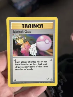 Pokemon TCG - Sabrina's Gaze 125/132 - Gym Heroes-Unlimited LP - Image 1
