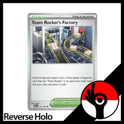 Pokemon TCG: Destined Rivals - Reverse Holo - 173/182 - Team Rocket's Factory - Image 1