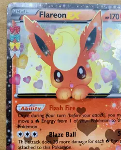 Pokemon TCG Flareon EX RC6/RC32 Generations RC Ultra Rare NM Holo - Image 2