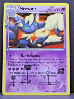 Pokemon TCG Meowstic RC15/RC32 XY Generations Radiant Collection Holo 2016 LP - Image 1